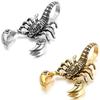 Mens Womens Stainless Steel Scorpio Zodiac Scorpion Pendant Necklace