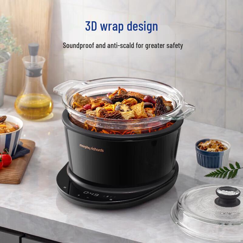 Мультиварка-мультипечь Morphy Richards 4 л и горячий горшок, штекер CN (адаптер в комплекте)