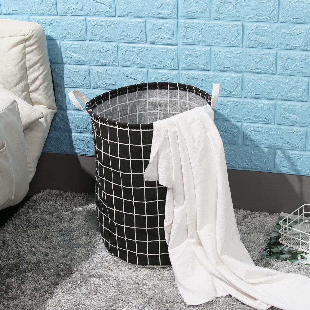 Modern Design Large Foldable Laundry Basket Storage Hamper Dirty Clothes Bag Bucket