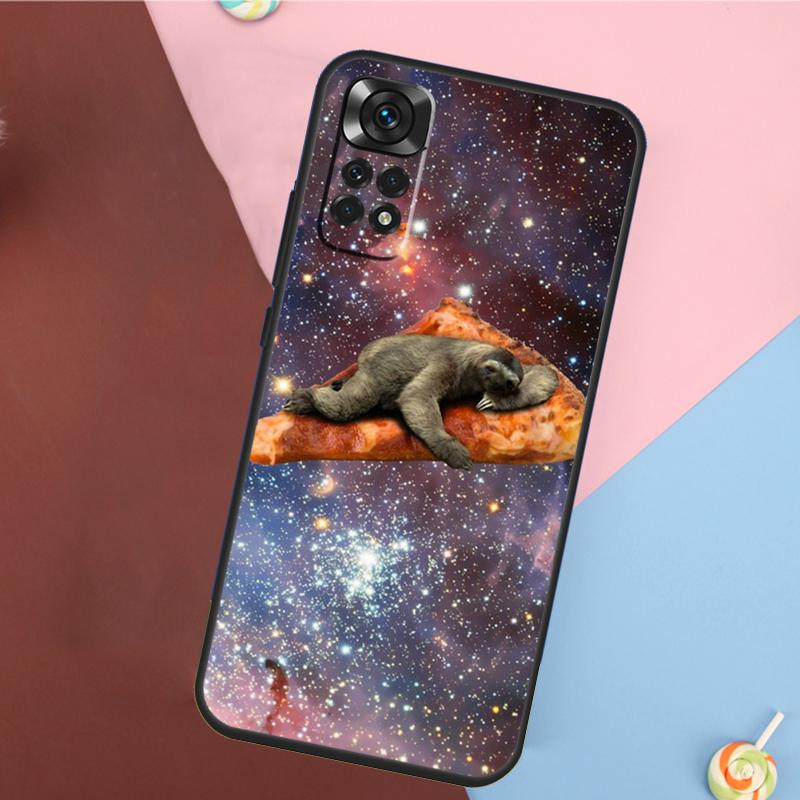 Милый Кавайный Чехол-Маска с Лицом Ленивца Для Xiaomi Redmi Note 14 13 Pro 12 11 9 10 9S 10S 11S 12S Redmi 14C 10C 12C 13C
