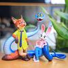 Игрушки Miniso Zootopia2: фигурки животных, кролика, Джуди Хоппс, лисы, Ника Уайлда (из мультфильма), подарок для детей.
