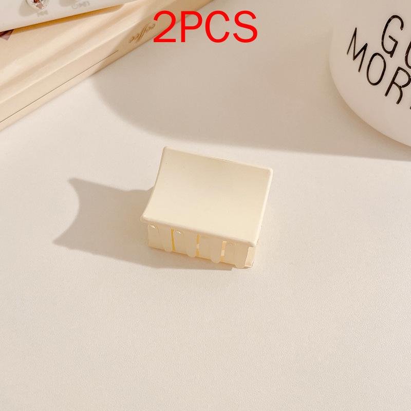 2 шт., комплект головных уборов премиум-класса, новые женские модные зажимы для волос, кофейные, черные, акриловые, большие заколки для волос, зажим для женщин, заколка, аксессуары для волос