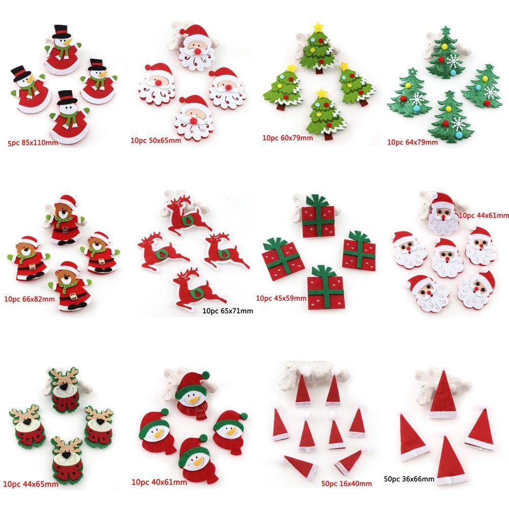 Sticker Accessories Home Decoration Christmas Decoration Applique Accessories Christmas Ornaments