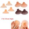 1 Pair Self-Suction Realistic Washable Reusable Silicone Nipples for Breast Forms Crossdresser Costume