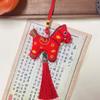 Tassel Pony Embroidered Pendant Chinese Style Car Hanging Ornaments  Festive Accessory