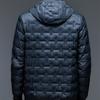 Легкий и теплый мужской пуховик с капюшоном, однотонный, короткий, 90, белый утиный пуховик, мужская модная осенне-зимняя новинка