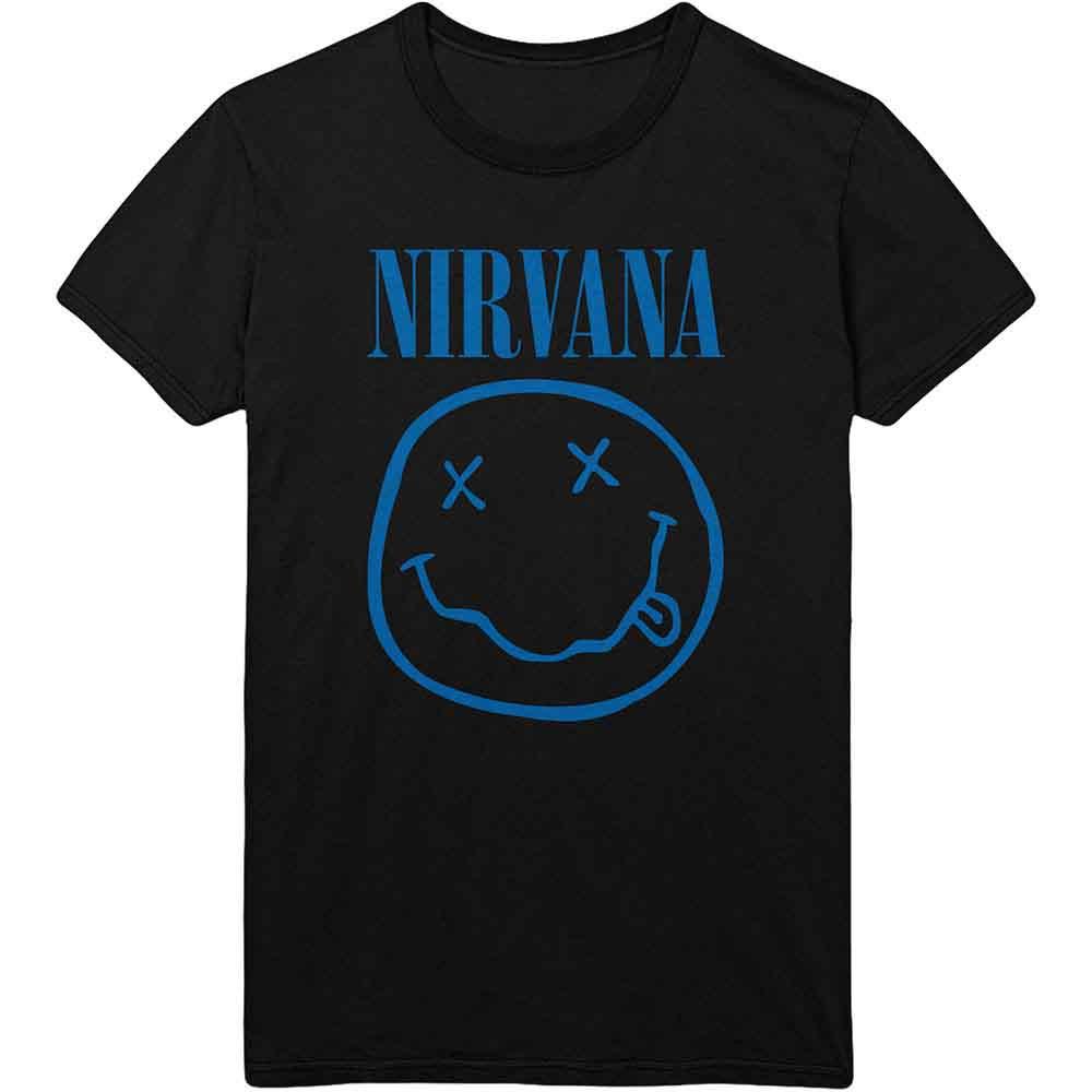 26 Nirvana Blue Logo Licensed T-Shirt Men's- Unisex T-Shirt