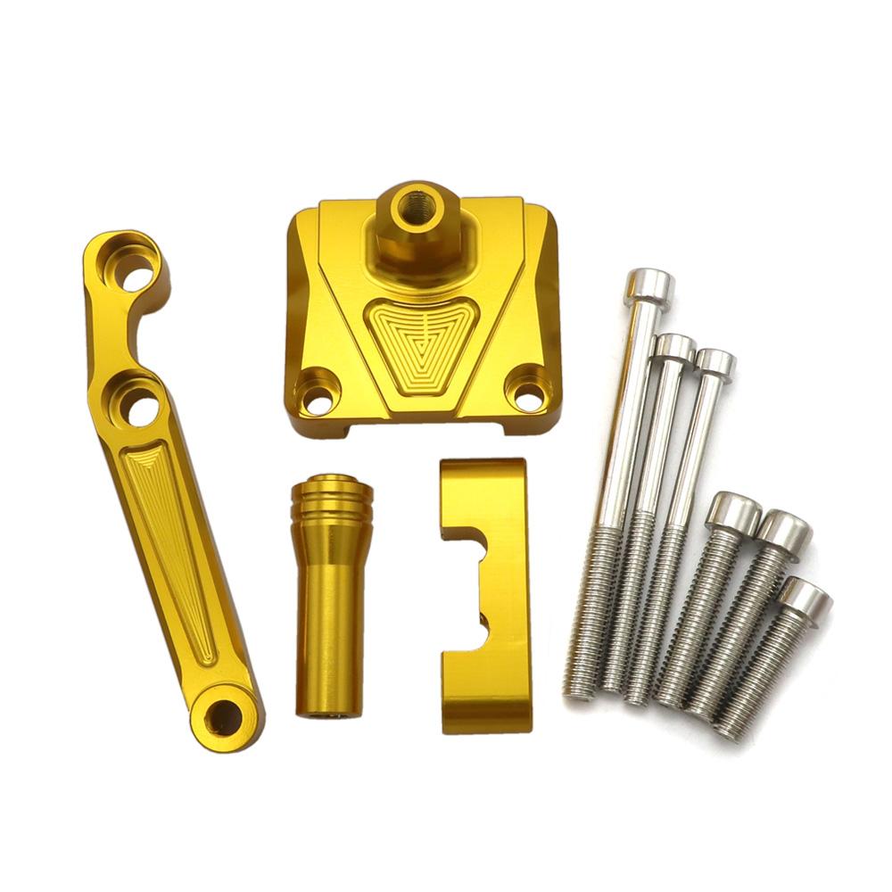 For KAWASAKI EX250R NINJA 250 2008 - 2012 Motorcycle Steering Damper Stabilizer Adjustable Linear with Bracket Kit 2009 2011