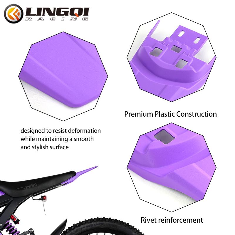 LINGQI Rear Fenders Tire Universal Saddle Mudguard Cycling Accessories For Light Bee X S 79BIKE E-Bike Plastic Fender Parts