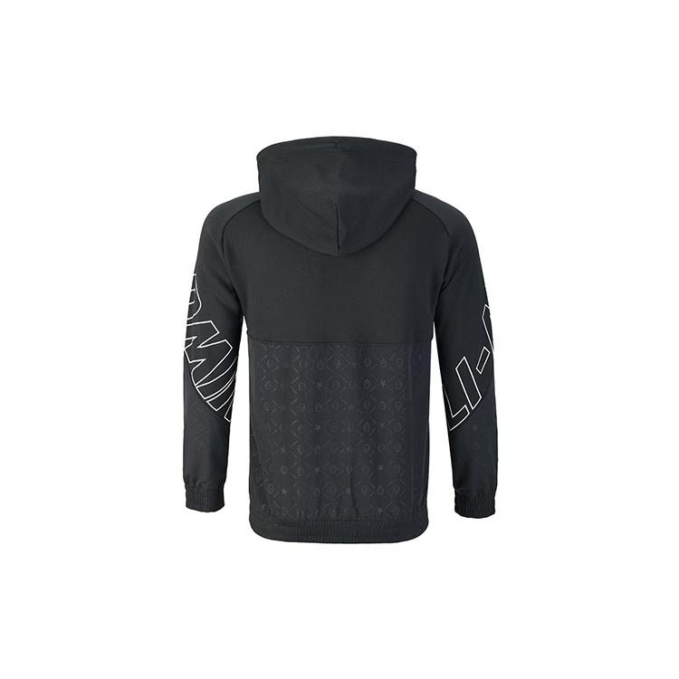 Li Ning Jackets Men's Black Hooded Moderate AWDQ829-2
