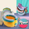 Baby Toilet Portable Travel Baby Potty Foldable Kids Potty Training Seat Easy To Clean With Storage Bag and 20 Garbage Bags