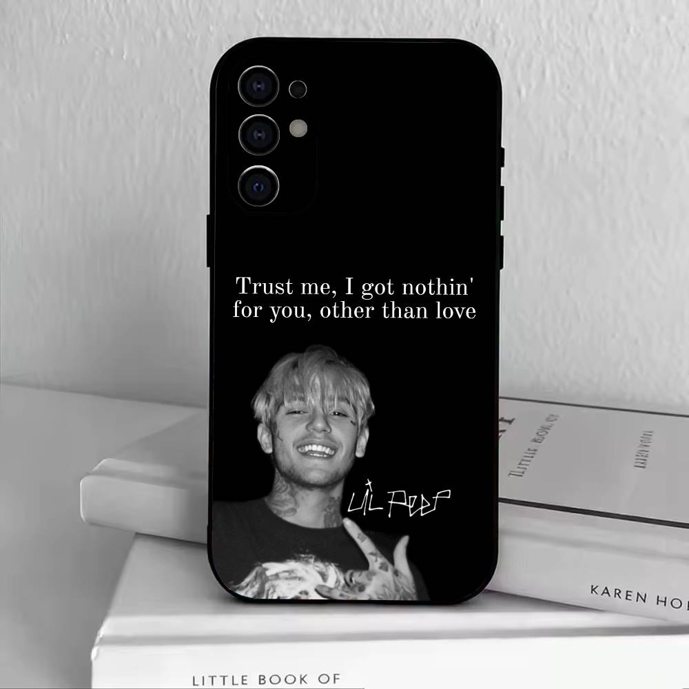 Эмо Рэп-Lil Peep Чехол для телефона Черный Силиконовый Мягкий Для Samsung S25,S24,S21,S22,S23,S30,Ultra,S20,Plus,Fe,Lite