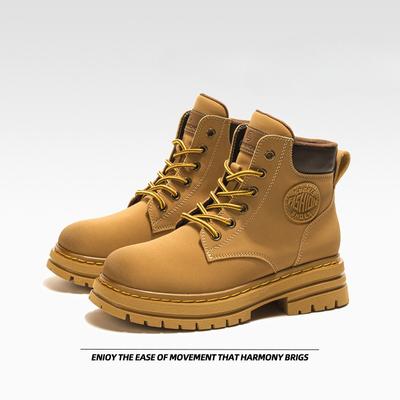 Повседневная рабочая одежда ботинки из ревеня женские дышащие тонкие короткие ботинки ботинки Martin с толстой подошвой