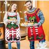 Funny Christmas Apron Santa Claus Xmas Waterproof Oilproof Noel Apron Merry Christmas Decor Feliz Navidad Happy New Year 2026