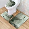 Философский смысл Коврик для пола в ванной Комнатный ковер из трех частей Набор ковриков для туалета Придверный коврик Нескользящий коврик для ванной