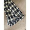 Мужская желтая клетчатая рубашка с длинным рукавом - Бренд ретро-тренда Весна Осень, Универсальная нижняя рубашка/Куртка для пар