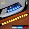 Night Knight 2pcs DRL LED Daytime Running Lights Strip 6Led 9Led 12Led Arrow Running Water Lamp Bar Car Decorative Driving Light