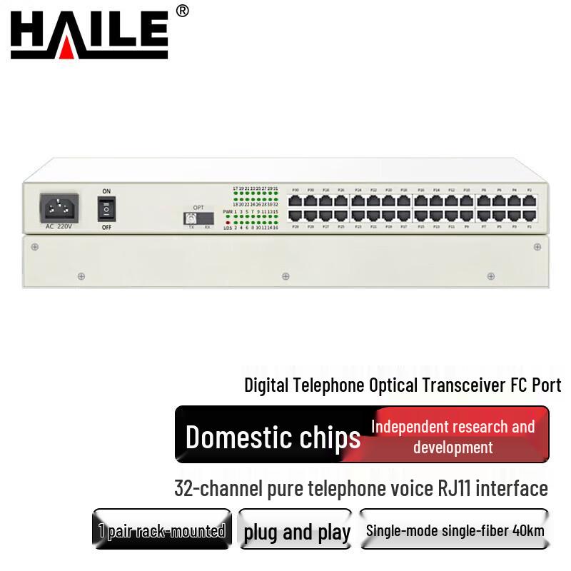 HAILE Digital Telephone Fiber Optic Multiplexer