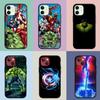Thor Odinson Hammer Marvels Hulk Phone Cover Casing for Apple iPhone 15 14 Plus 13 12 Mini Pro Max XR + 13Pro 14+ 15+ Soft Case