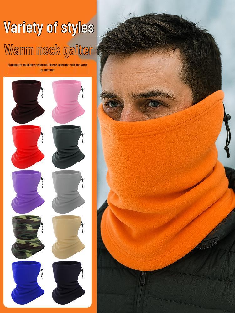 Регулируемая многофункциональная манишка: Ветрозащитный гейтор для катания на лыжах и велосипеде на осень и зиму