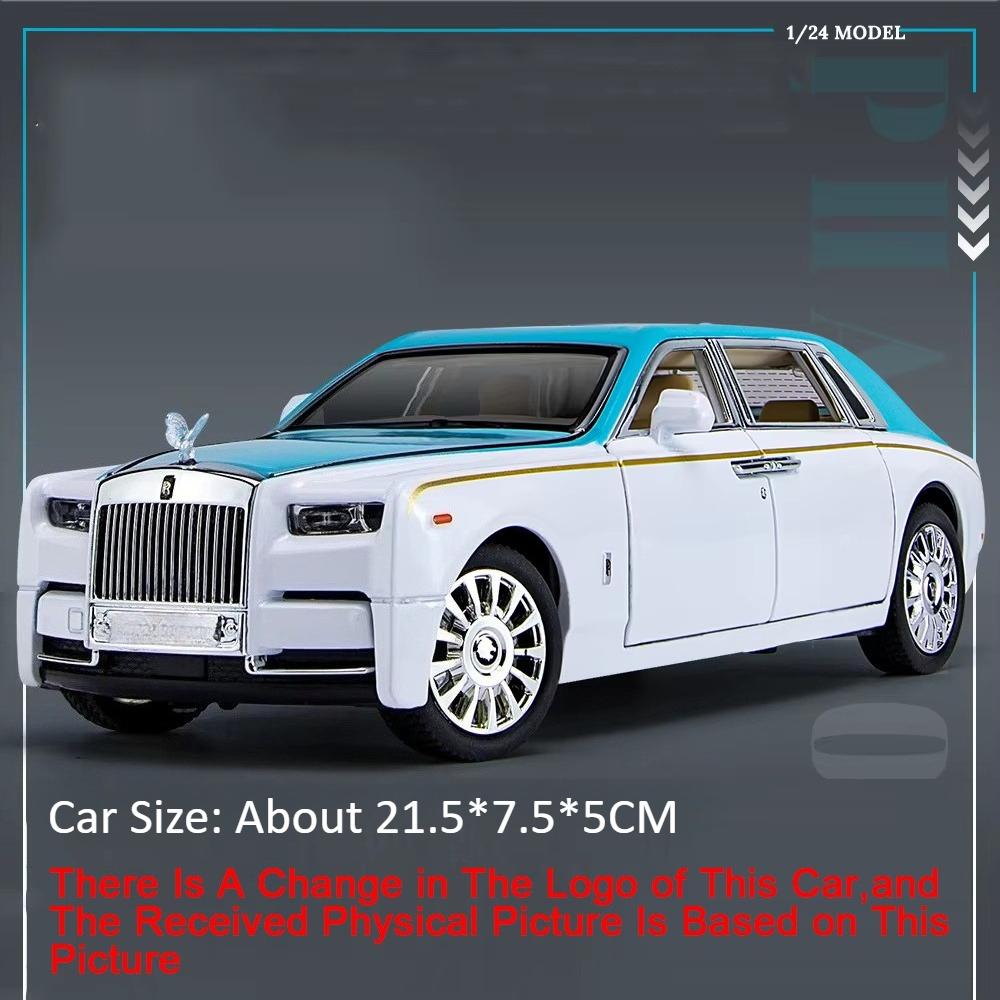 1:24 Cullinan Phantom Модель автомобиля Игрушка Двери Открываются Амортизаторы Машины Переднее колесо Рулевое Управление Оттянуть Назад Транспортное средство Коллекции Хобби