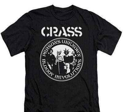 Футболка Crass Persons Unknown / Bloody Revolutions, Рок Панк Готика Унисекс
