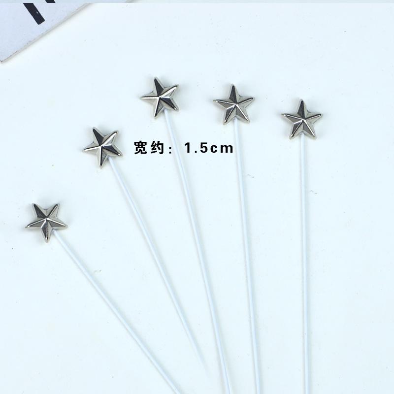 Мини, 3D Мини, Пентаграмма, Плагин для украшения торта, Украшение, Проволока, Пентаграмма, Звезда, Аксессуары для выпечки на день рождения