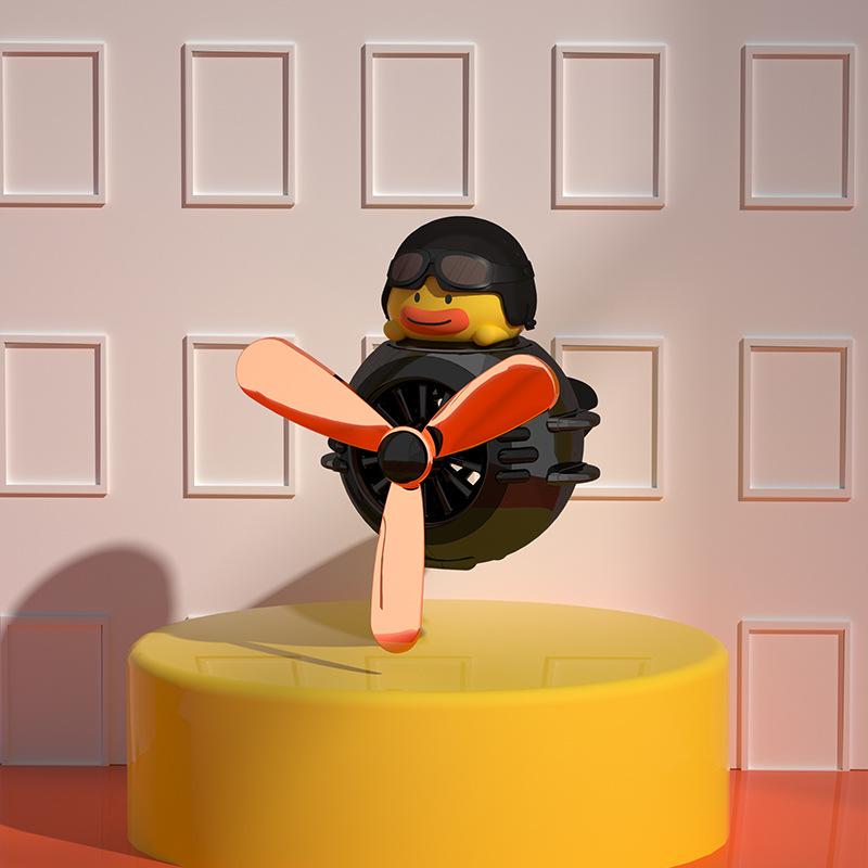 Милый автомобильный освежитель воздуха с мультяшной уткой, автовыпускное отверстие для ароматерапии, зажим для духов, диффузор, украшение для салона автомобиля