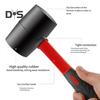 Rubber Mallet Hammer with Non-slip Handle Wear Resistant Shock Absorbing Widely Used Woodworking Camping Hammer