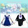 Sigewinne Impact Genshin Clorinde Cosplay Costume Set Party Fashion Accessories