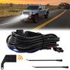 Motorcycle Wiring Harness Kit, 300W 16 AWG Waterproof Connector Wiring Harness Kit Motorcycle Spotlight Wiring Harness