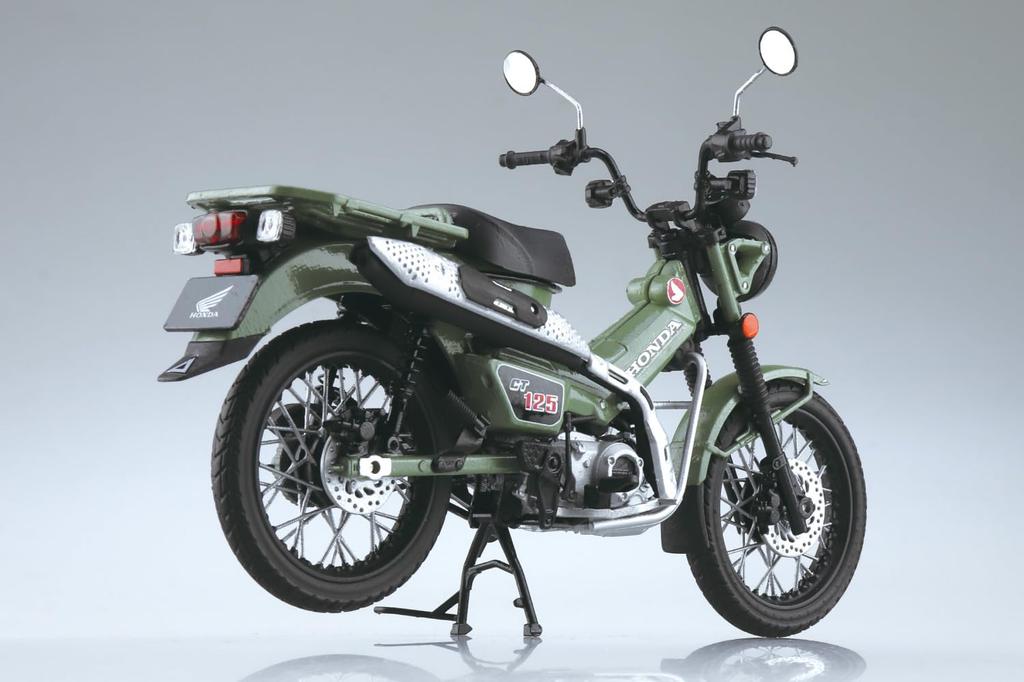 Skynet 1/12 Завершенный мотоцикл Honda CT125 Pearl Organic Green