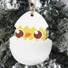 Adorable Easter Pendant Cartoon Shape Wooden Decorative Adult Sex Wear