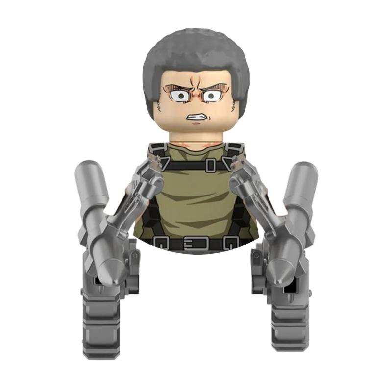 Слепая коробка Строительные блоки Мини-модели Фигурки Атака на Титанов Леви Аккерман Эрен Микаса Гигант Анни Хэллоуин Рождественские подарки Игрушка