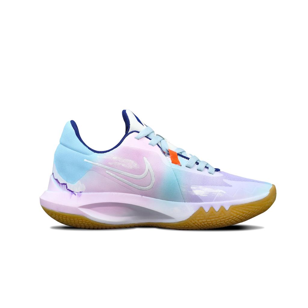 Nike Точные 6 Скользкие Устойчивые к истиранию Низкие Баскетбольные кроссовки Мужские Сине-фиолетовые HV1796-141(Команда425-)