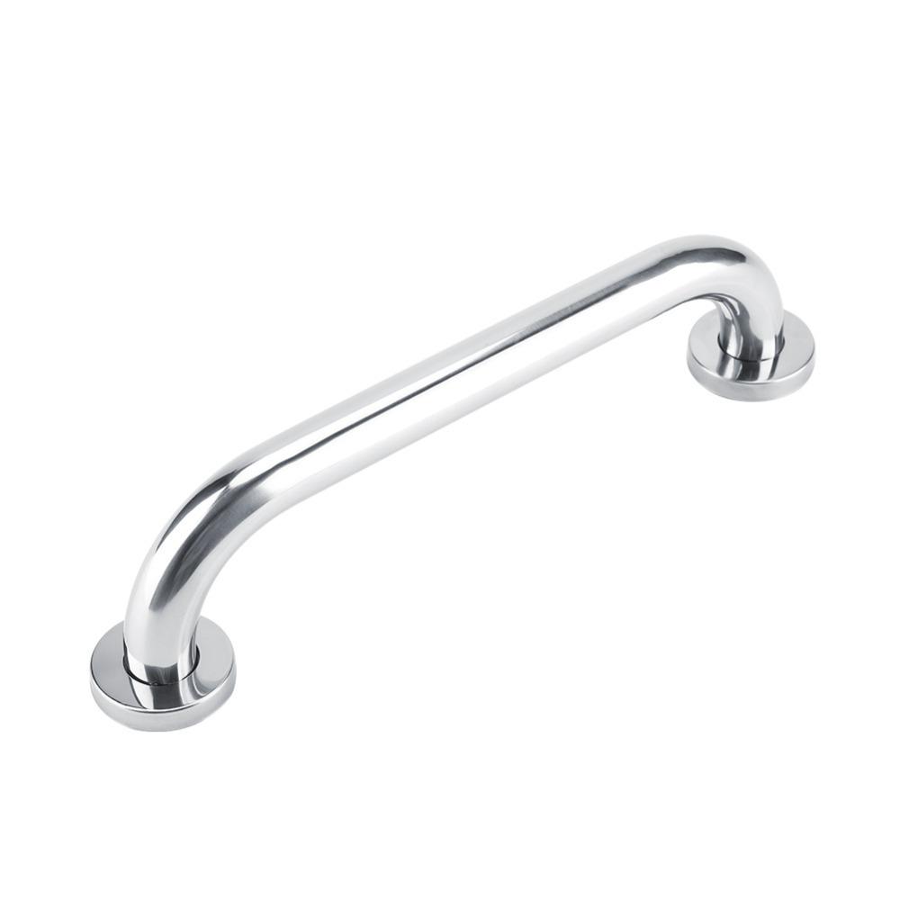12 Inch Length Bathroom Handrail 304 Stainless Steel Shower Safety Bar  Nursing Home