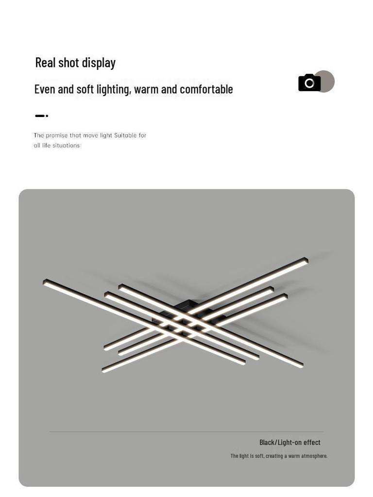 Современный минималистичный светодиодный потолочный светильник для гостиной, спальни и кабинета