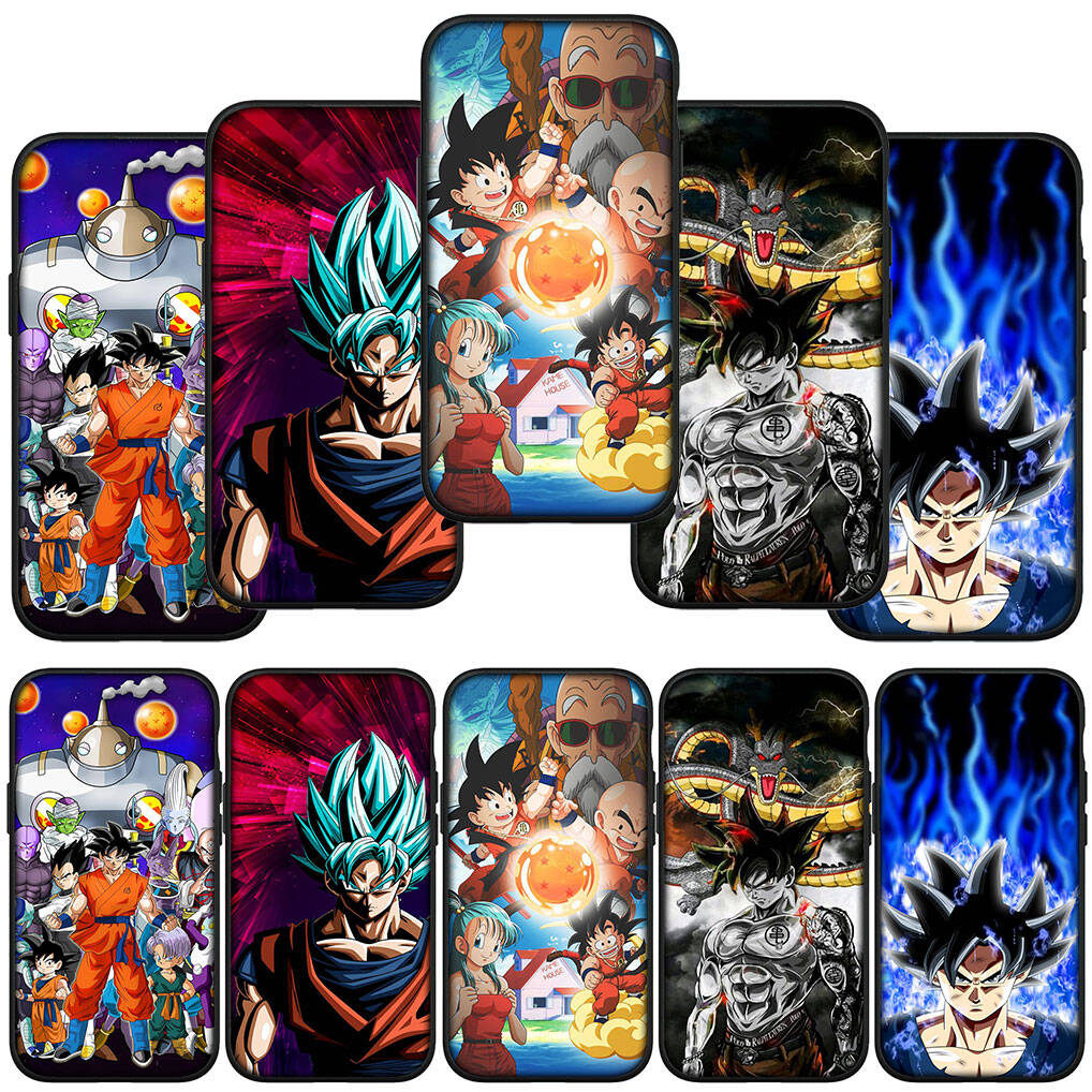 Для Samsung Galaxy S25 S24 S23 S22 Ultra FE Plus A17 A37 A57 A56 A55 A06 A16 A15 A36 A26 A35 A05 A25 A54 A34 Чехол для телефона Мультяшный Драконий Жемчуг Гоку