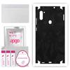apgo Protective Skin Sticker for the Back+sides Compatible with Samsung Galaxy M11, Full Wrap Film, Foil, Vinyl - Pattern Black Camo