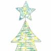 Christmas Tree with 120 Warm White LEDs 120.5 cm PET