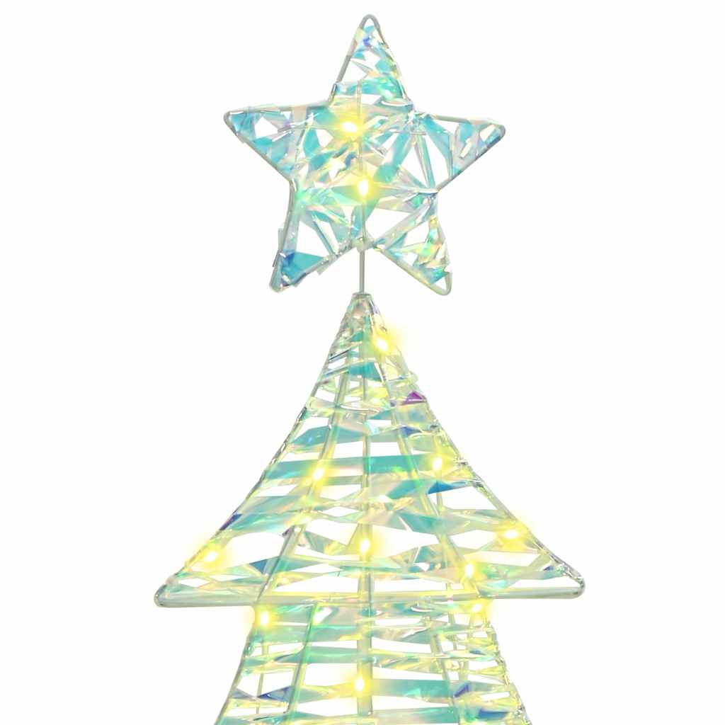 Christmas Tree with 120 Warm White LEDs 120.5 cm PET
