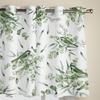Летние зеленые листья птица акварельные оконные шторы для гостиной, спальни, современные кухонные жалюзи, шторы, шторы