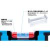 Shinwa Sokutei Blue Level Pro2 600 мм Магнитный уровень, Прочный алюминиевый пузырьковый уровень с мощным магнитом для металлообработки