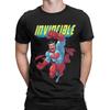 Мужская непобедимая футболка Omni Man Топы из чистого хлопка Забавная футболка с коротким рукавом и круглым вырезом Идея для подарка Футболка