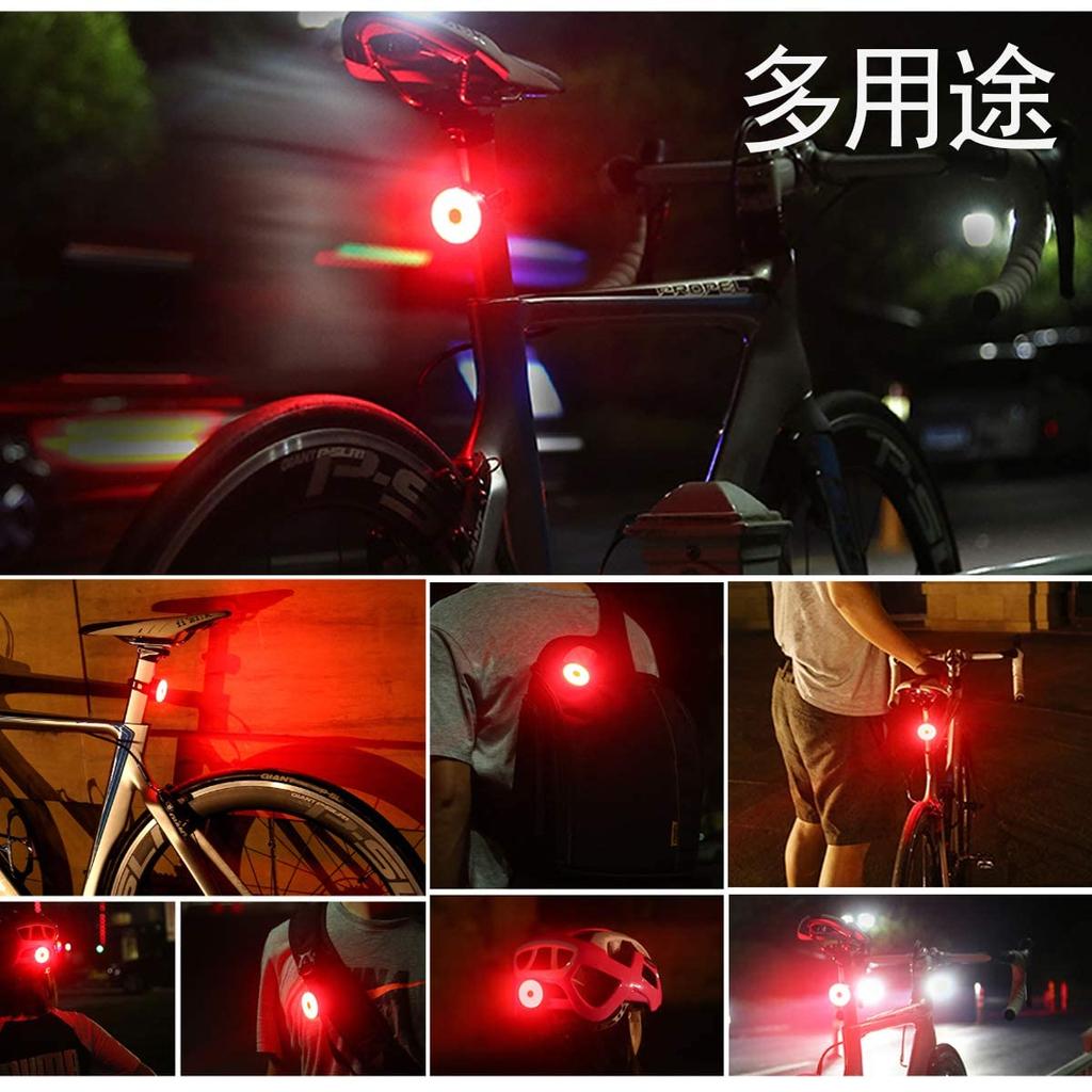Ziyue Safety Light Велосипедный светодиодный задний фонарь с зарядкой от USB, 5 режимов освещения, высокая яркость, водонепроницаемый IPX5, задний фонарь для шоссейного велосипеда, простая установка