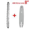 8 Inch 47 DL/48 DL Gardening Tool Chain Guide Electric Chainsaw Chains and Guide Used for Logging and Pruning Chainsaw Parts