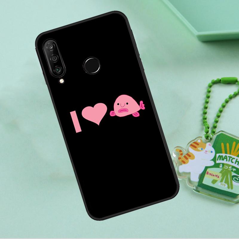 Милый рыбо-капля Для Huawei Nova 12i 12s 7i 8i 11i 9 10 SE Y90 Y60 Y70 Y72 Y61 Y91 P30 P40 Lite P60 Pro Чехол
