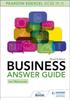 Книга Pearson Edexcel GCSE (9-1) Business Answer Guide Third Edition