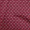 Cotton Flex Maroon Fabric Christmas Sewing Fabric By The Yard Printed Diy Clothing Sewing Supplies 40 Inch