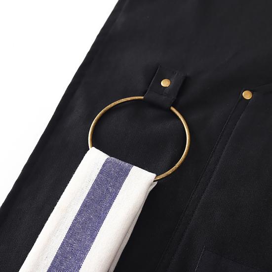 Рабочий фартук Yousheng с передним карманом, маслостойкий, без рукавов, регулируемый, унисекс, для гриля, черный, с перекрестной спиной, поварской фартук для кафе